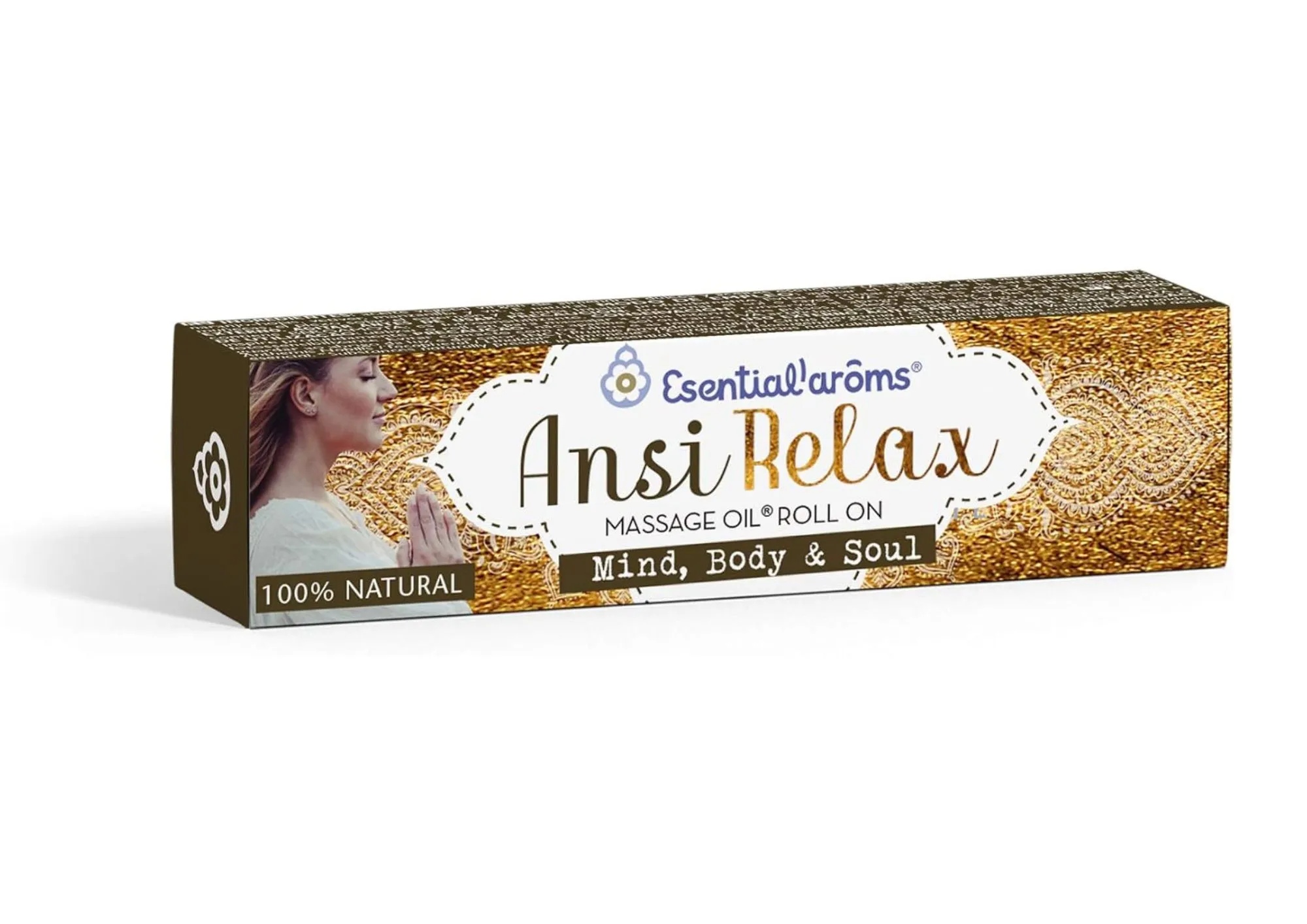 Envase de Aceite Masaje Ansi Relax de Esential Aroms