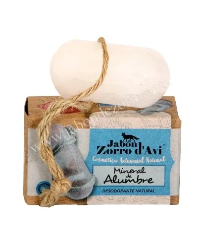 Desodorante de Alumbre con Cuerda Zorro d´Avi