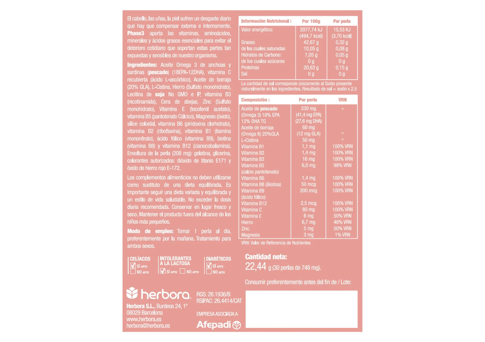 Fortederma Phase3 Herbora - Imagen 2
