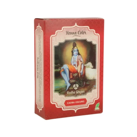 Envase de Henna Caoba Oscura de Radhe Shyam