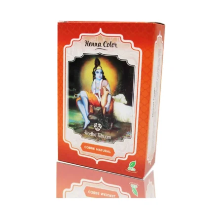 Envase de Henna Cobre Natural de Radhe Shyam