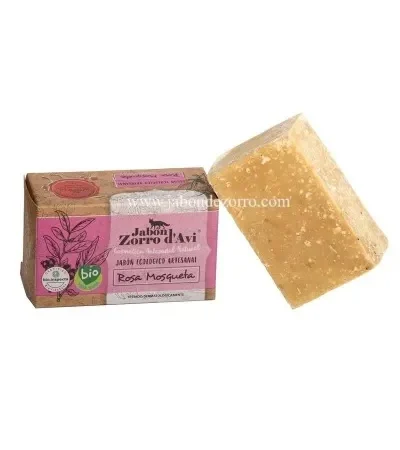 Jabón Artesanal de Rosa Mosqueta Zorro d´Avi