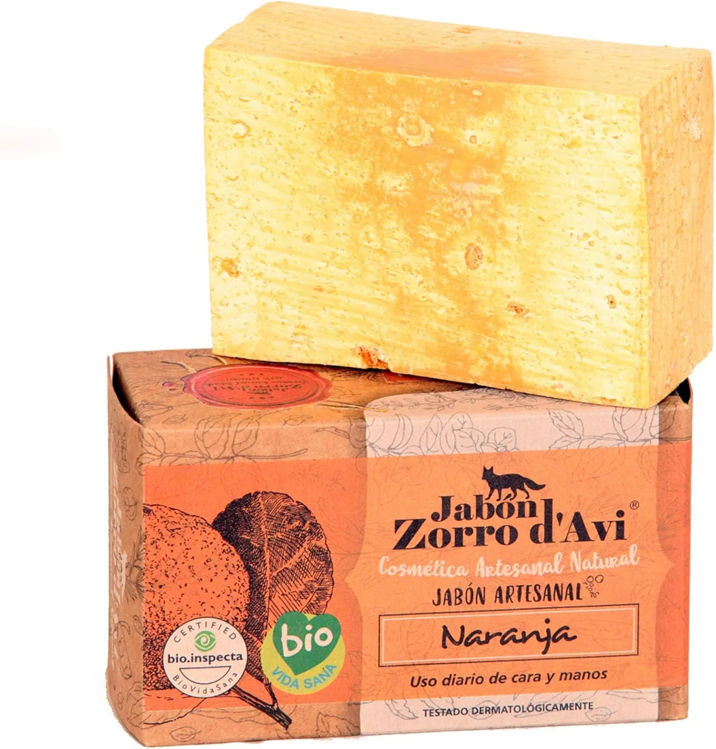 Jabón Artesanal de Naranja Zorro D´Avi