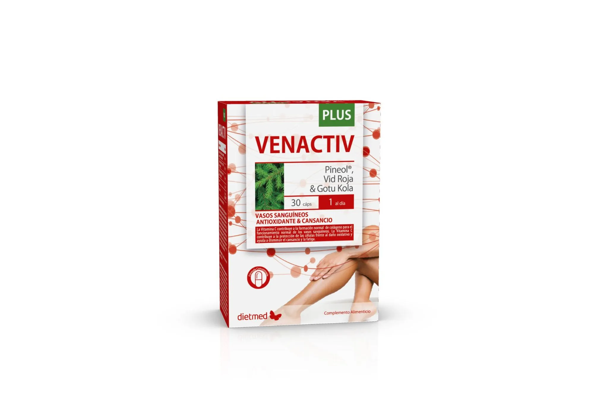 Envase de Venactiv Plus de Dietmed