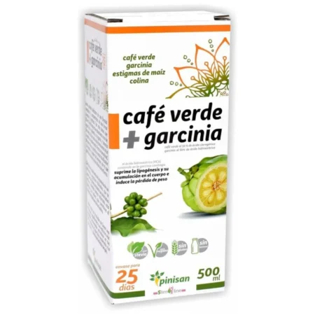 Envase de Café Verde con Garcinia de Pinisan