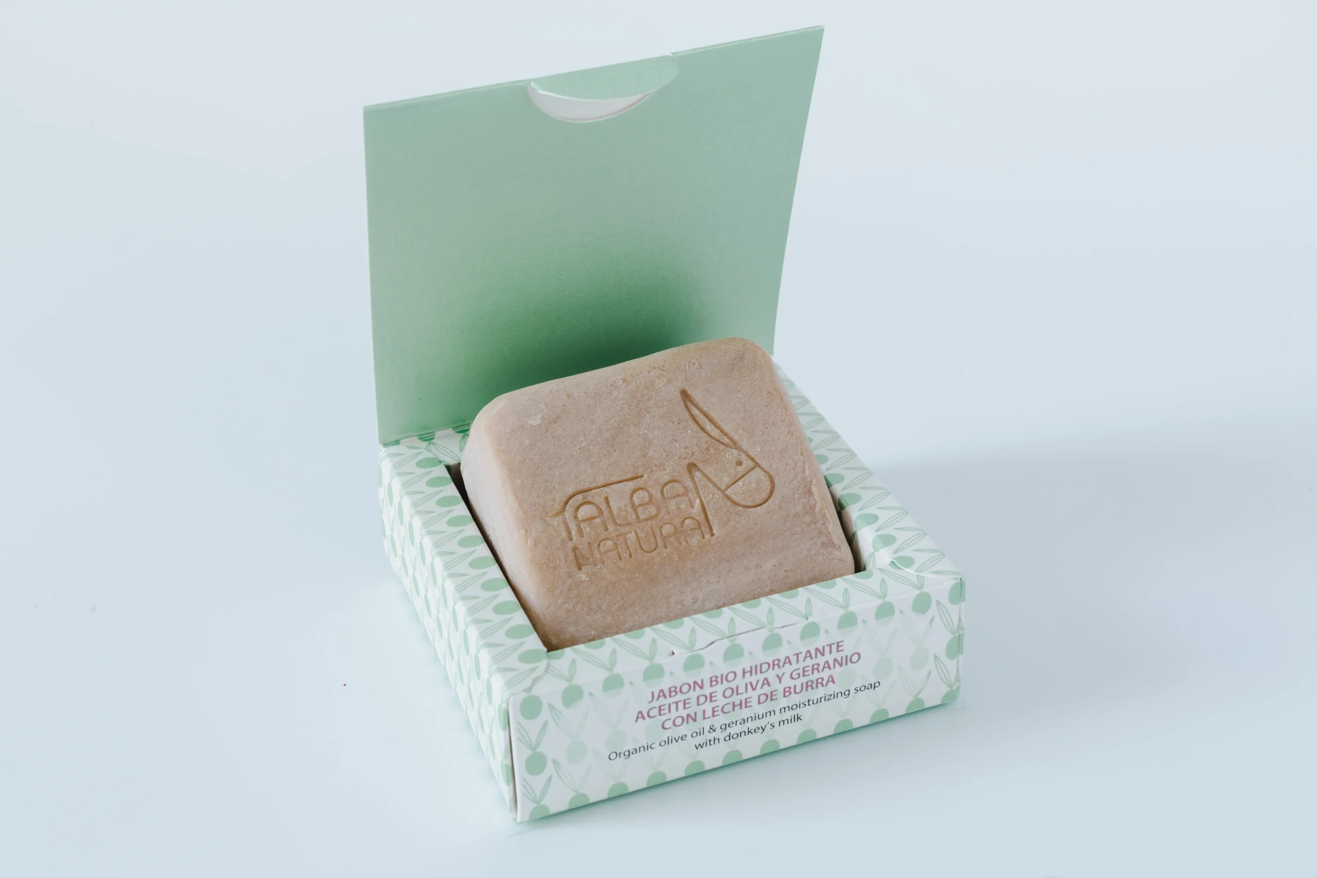 Jabón Facial con Aceite de Oliva y Geranio de Alba Natura