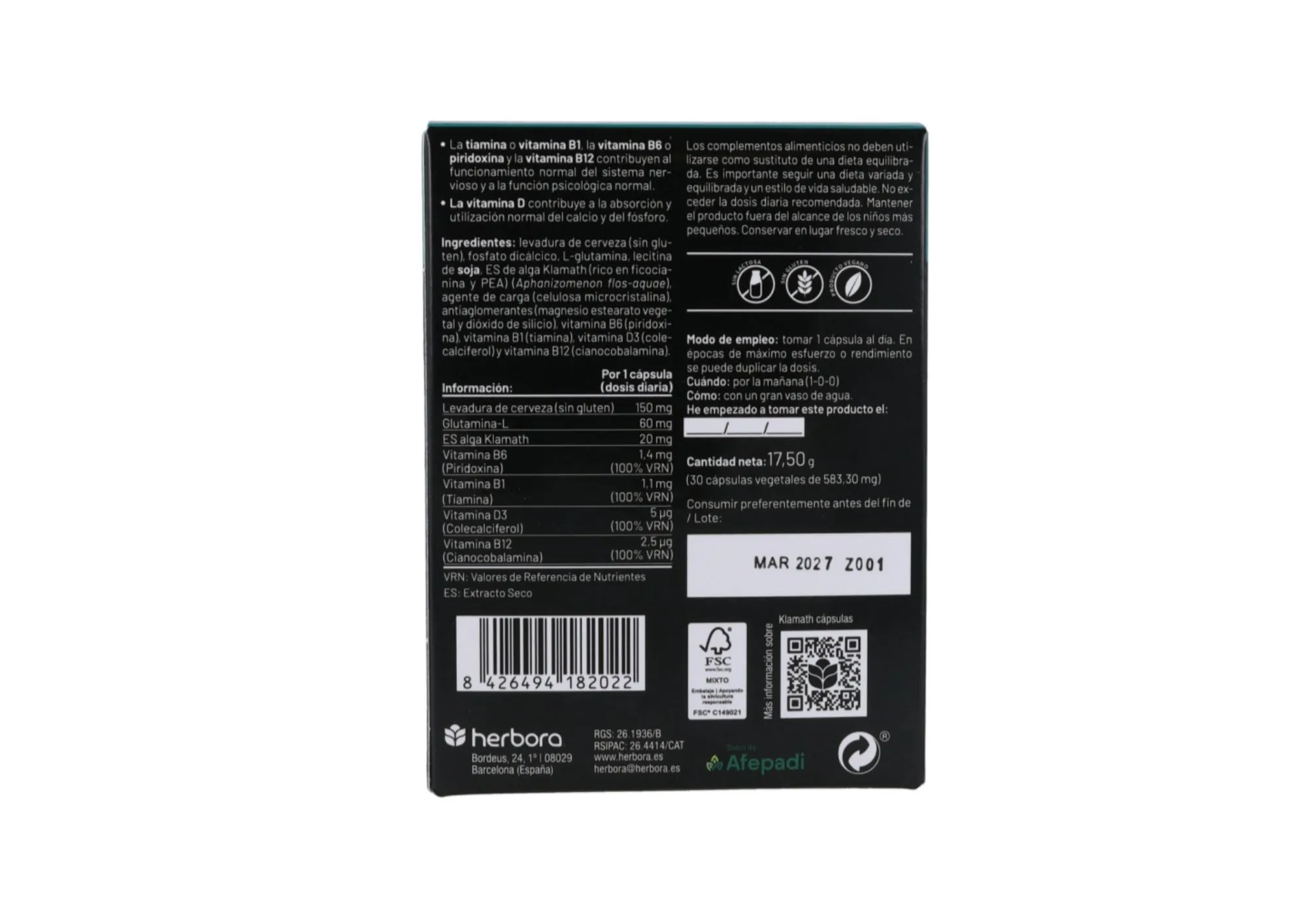 Neuroaten Klamath Herbora - Imagen 2