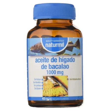 Bote de Aceite de Hígado de Bacalao 1000mg de Naturmil
