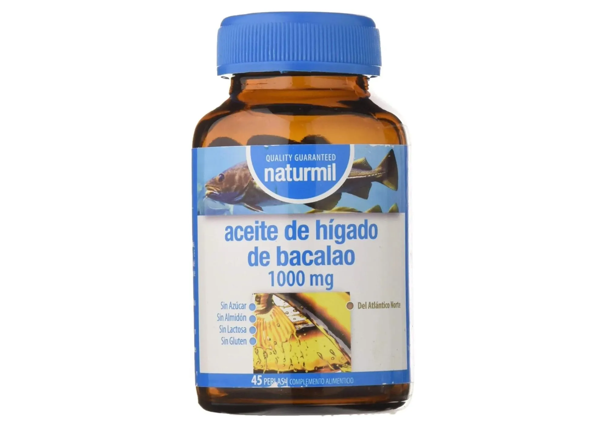 Bote de Aceite de Hígado de Bacalao 1000mg de Naturmil