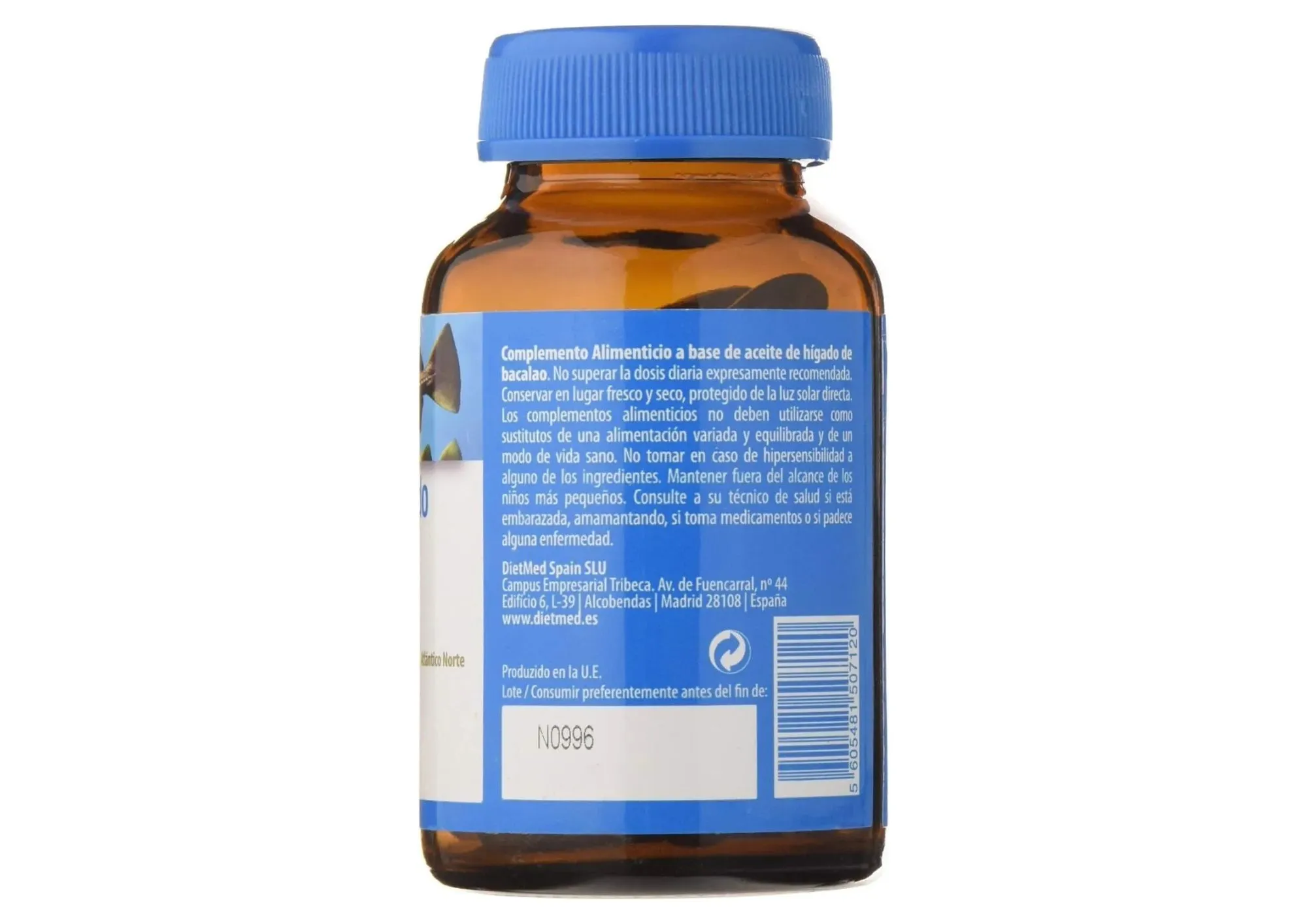 Aceite de Hígado de Bacalao 1000mg Naturmil - Imagen 2