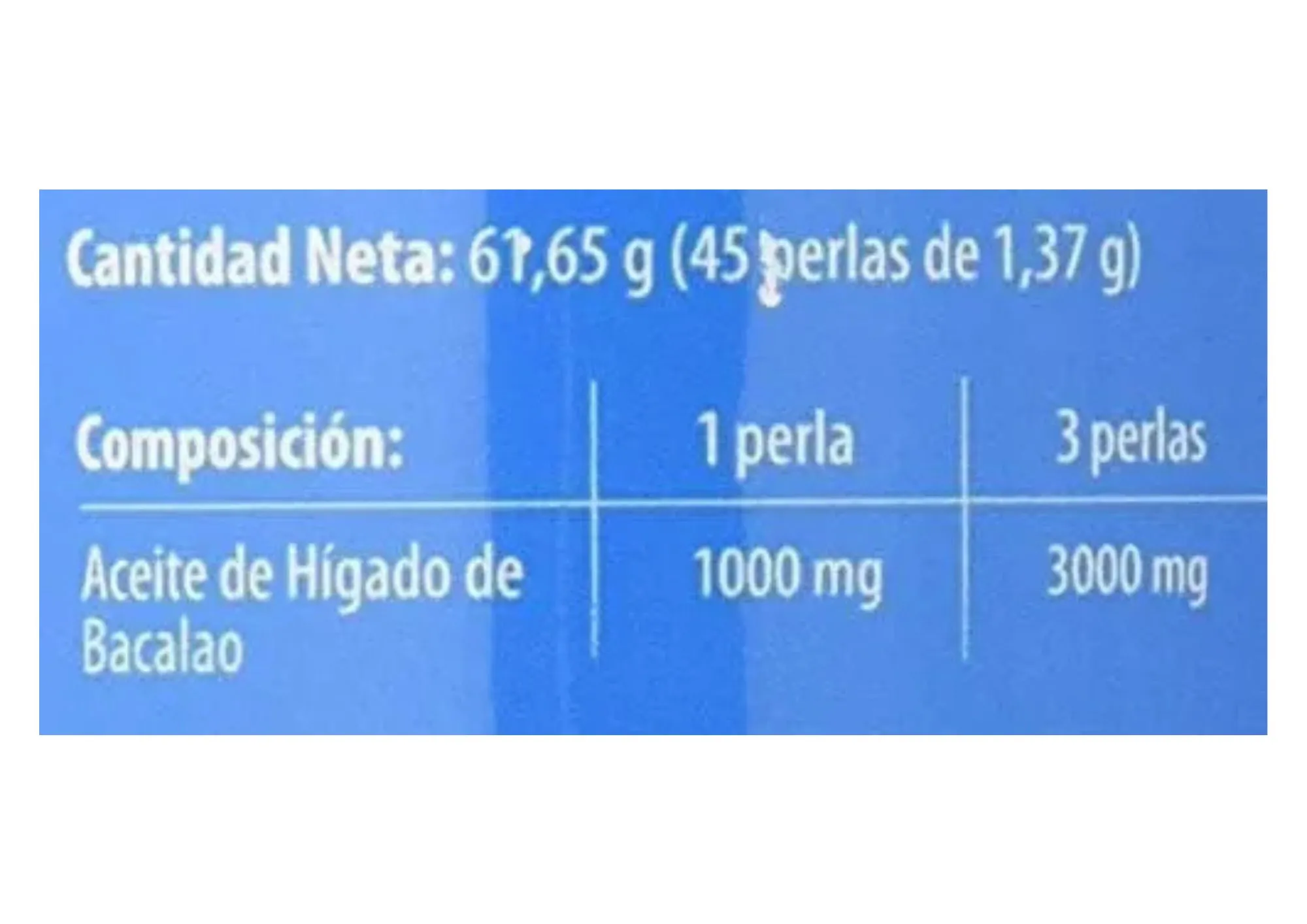 Aceite de Hígado de Bacalao 1000mg Naturmil - Imagen 4