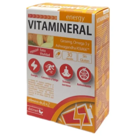 Envase de Vitamineral Energy de Dietmed
