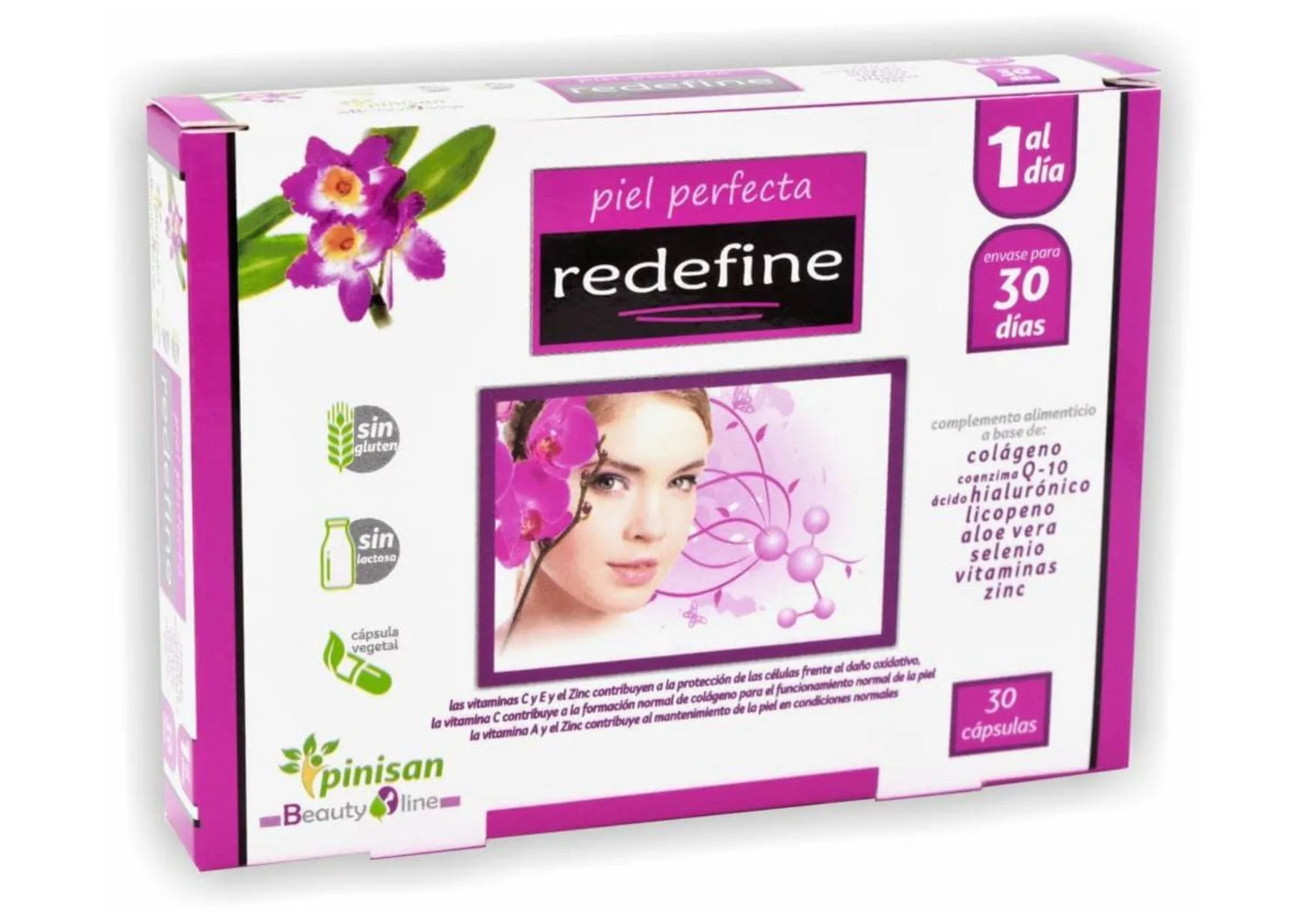 Envase de Colágeno Redefine de Pinisan