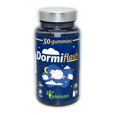 Envase de Dormiflash Gummies de Pinisan