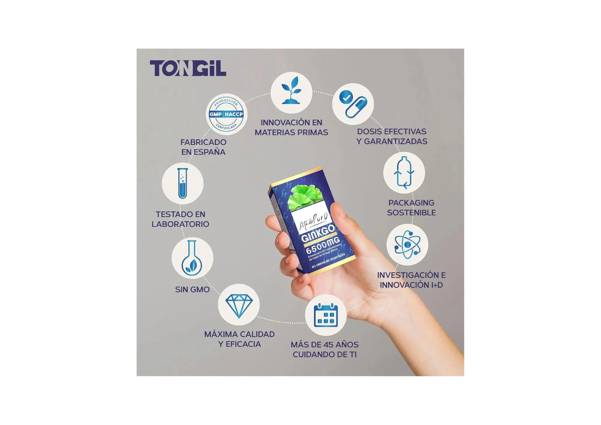 Ginkgo 6500mg Estado Puro - Imagen 5