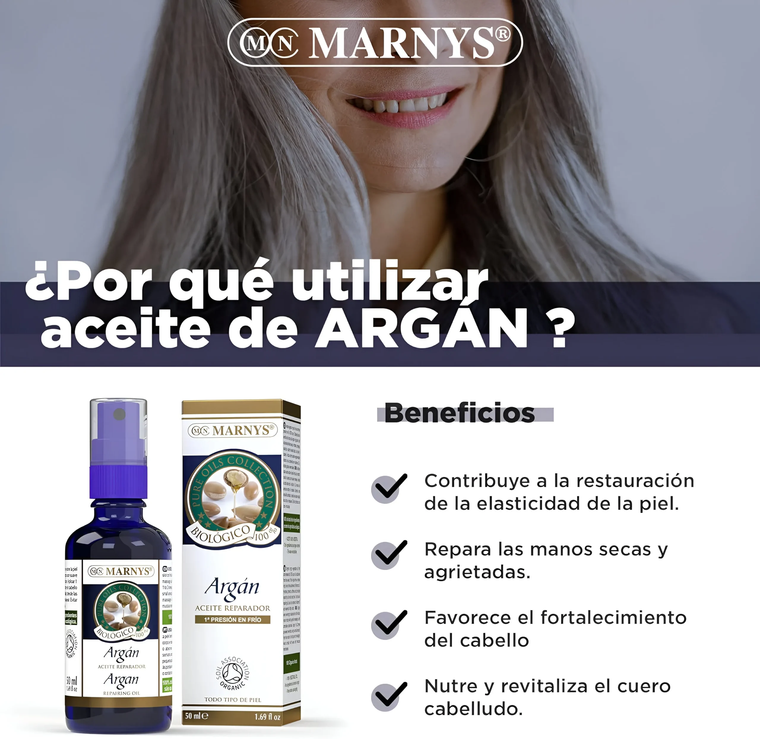 MARNYS Aceite de Argán en Spray - Imagen 3