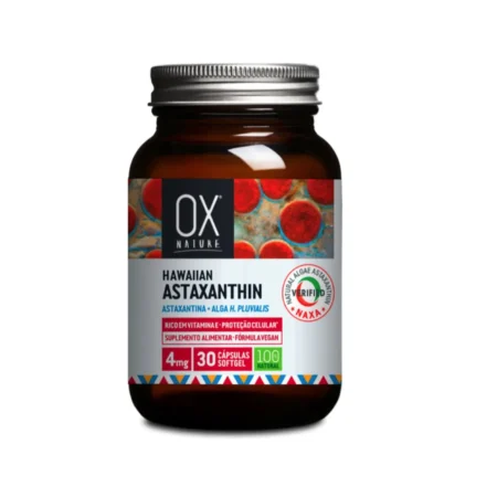 Envase de Astaxantina Hawaiana Natural de Ox Nature