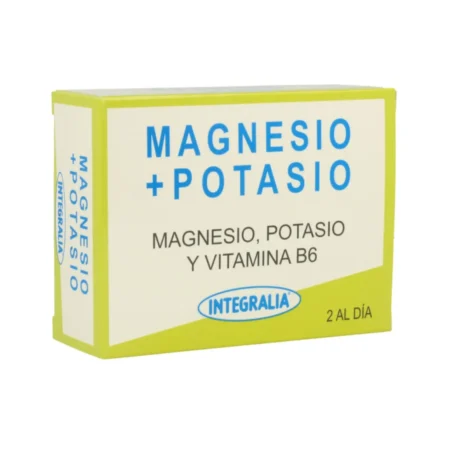 Envase de Magnesio, Potasio y Vitamina B6 de Integralia