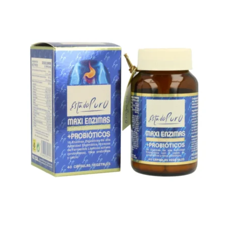 Envase de Maxienzimas con Probióticos de Estado Puro