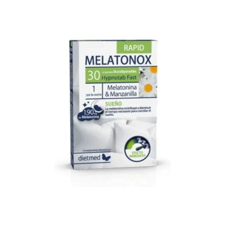 Envase de Melatonox Rapid 1.9mg de Dietmed