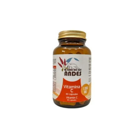 Envase de Vitamina C 1000mg de El Oro de los Andes