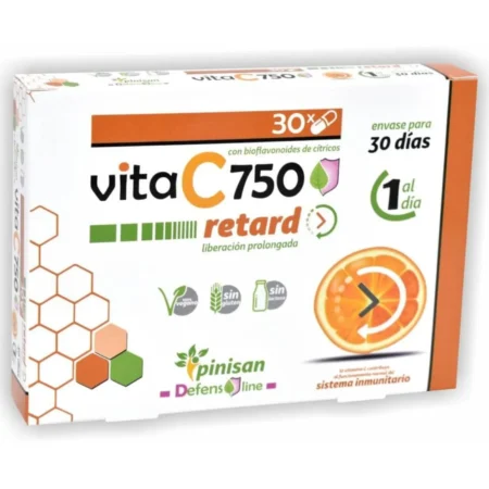 Envase de Vitamina C 750 Retard de Pinisan